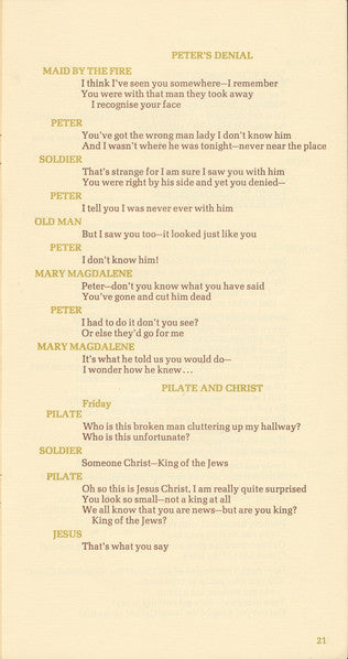 Jesus Christ Superstar - secondary