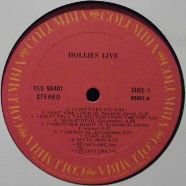 Hollies Live - secondary