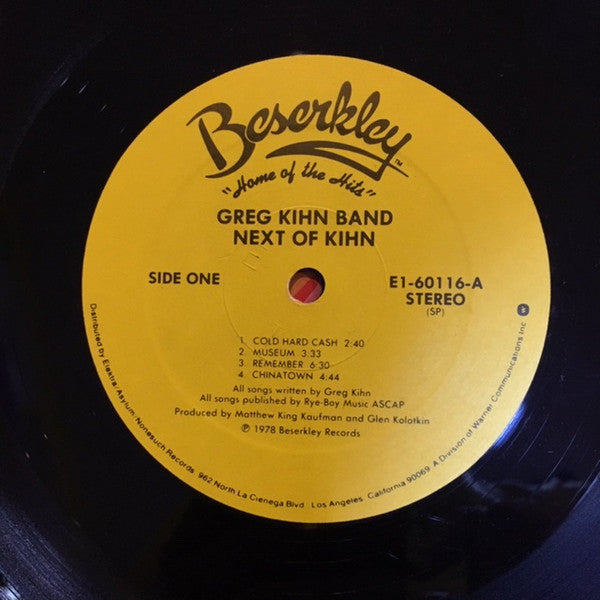 Greg Kihn Band - Next Of Kihn
