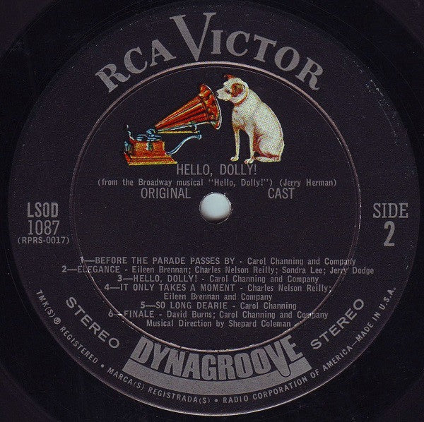 David Merrick, Carol Channing - Hello, Dolly! - The Original Broadway Cast Recording