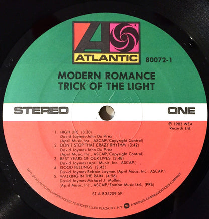 Modern Romance - Trick Of The Light