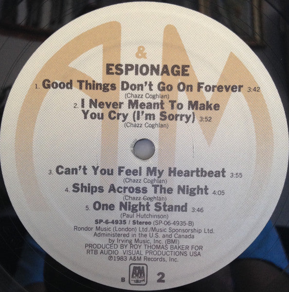 Espionage - secondary