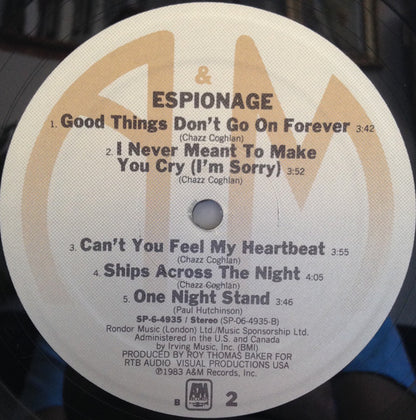 Espionage - secondary