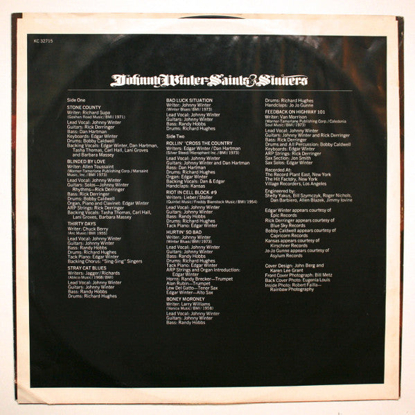Saints & Sinners - secondary