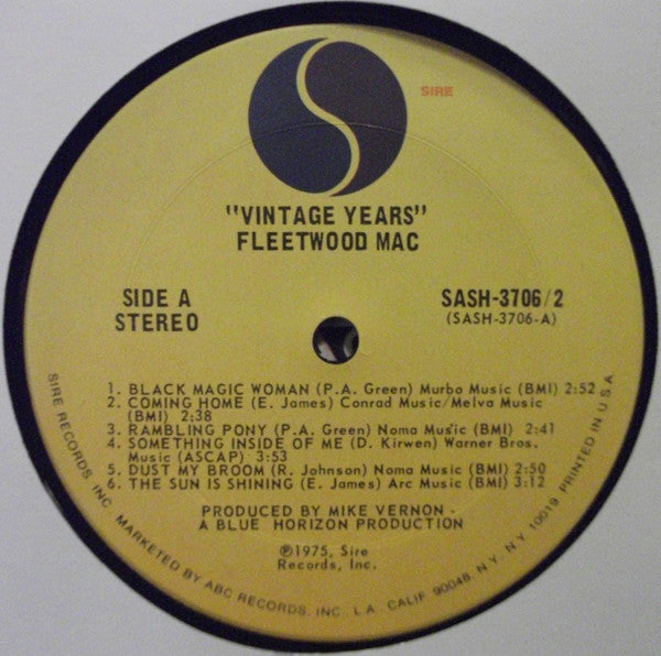 Fleetwood Mac - Vintage Years