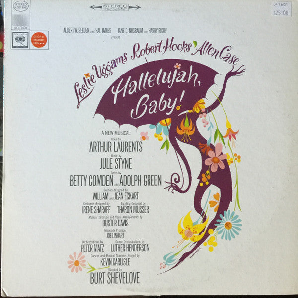 "Hallelujah Baby!" Original Broadway Cast, Leslie Uggams, Robert Hooks, Allen Case - Hallelujah, Baby!
