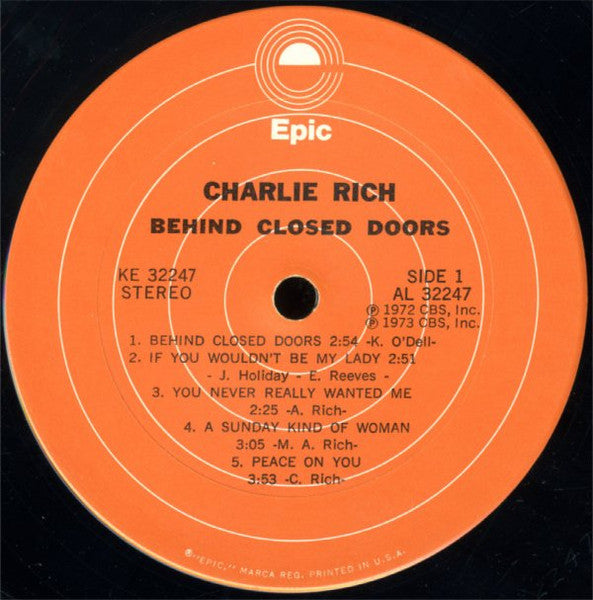 Charlie Rich - Behind Closed Doors