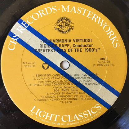 Philharmonia Virtuosi, Richard Kapp - Greatest Hits Of The 1900's