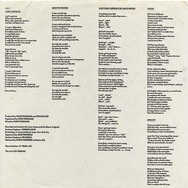 The Waitresses - Bruiseology