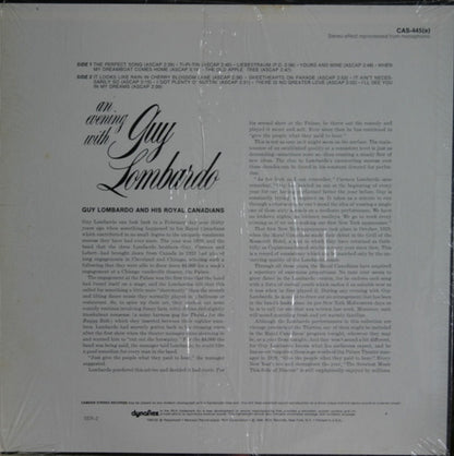 Guy Lombardo And His Royal Canadians - An Evening With Guy Lombardo