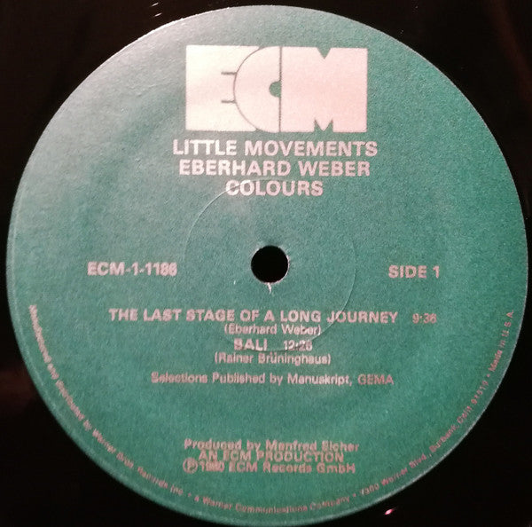 Eberhard Weber Colours - Little Movements
