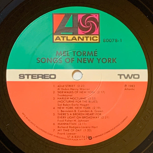 Songs Of New York - secondary