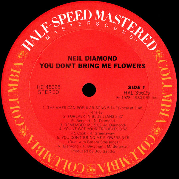 Neil Diamond - You Don't Bring Me Flowers