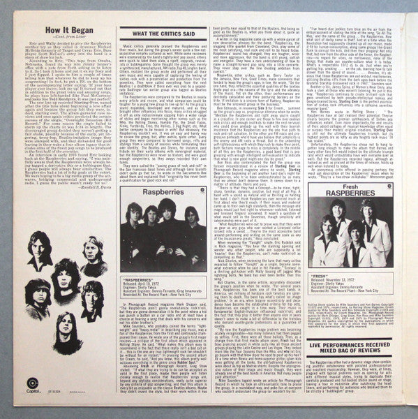 Raspberries' Best - Featuring Eric Carmen - secondary
