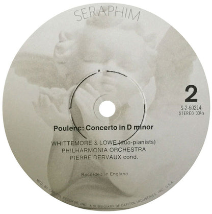Whittemore & Lowe, Camille Saint-Saëns, Francis Poulenc, Philharmonia Orchestra, Pierre Dervaux - The Carnival Of The Animals / Concerto For Two Pianos And Orchestra