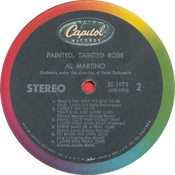 Al Martino - Painted, Tainted Rose