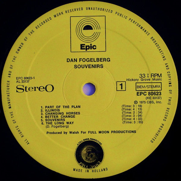 Dan Fogelberg - Souvenirs