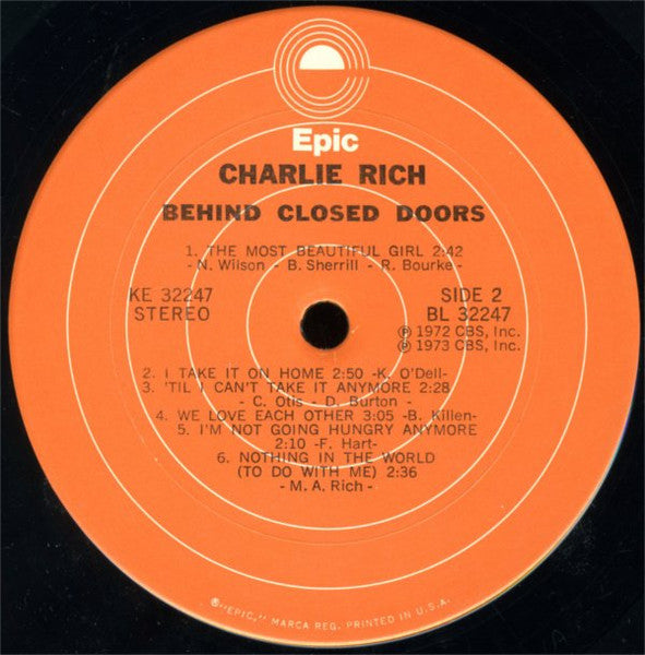 Charlie Rich - Behind Closed Doors