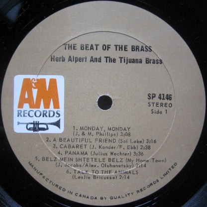 Herb Alpert & The Tijuana Brass - The Beat Of The Brass