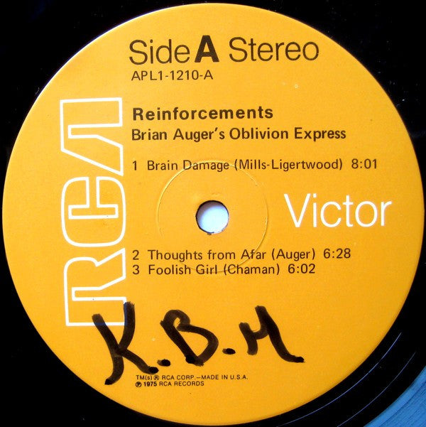 Brian Auger's Oblivion Express - Reinforcements
