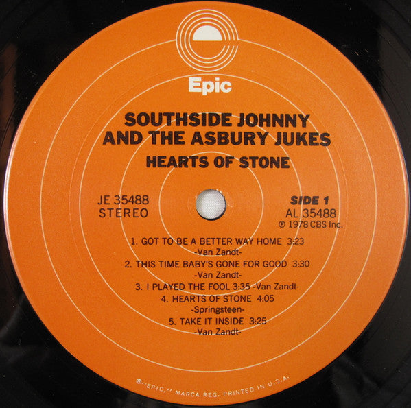 Southside Johnny & The Asbury Jukes - Hearts Of Stone