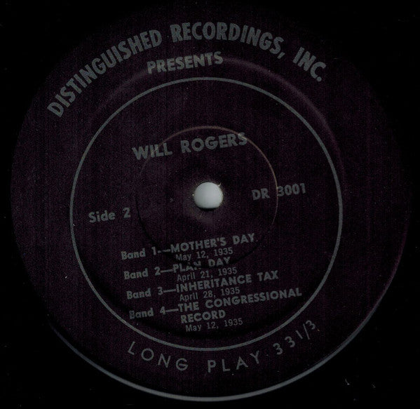 Will Rogers - secondary