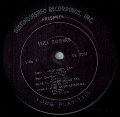 Will Rogers - secondary