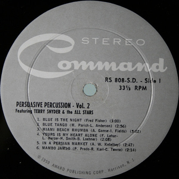 Terry Snyder And The All Stars - Persuasive Percussion Volume 2