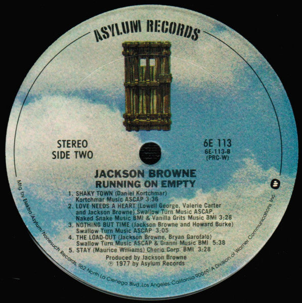 Running On Empty - secondary