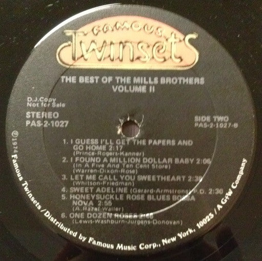 The Mills Brothers - The Best Of The Mills Brothers Volume II