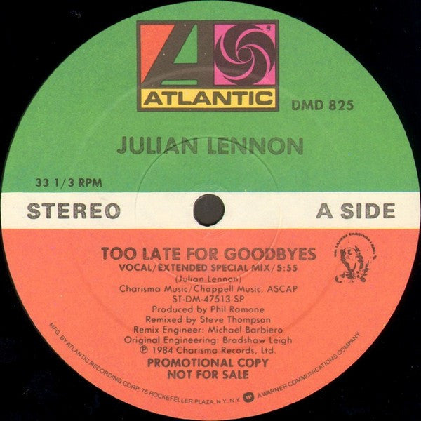 Too Late For Goodbyes - primary