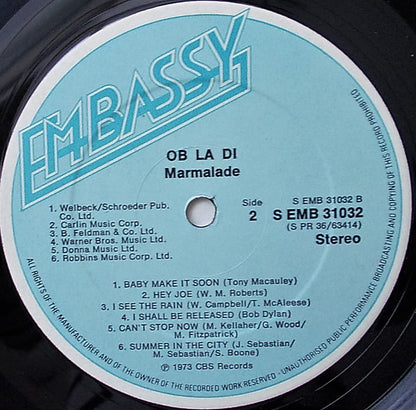 The Marmalade - Ob La Di