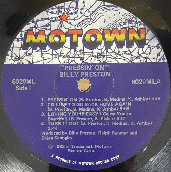 Billy Preston - Pressin' On