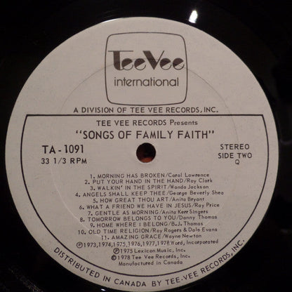 Various - Songs of Family Faith