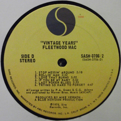 Fleetwood Mac - Vintage Years