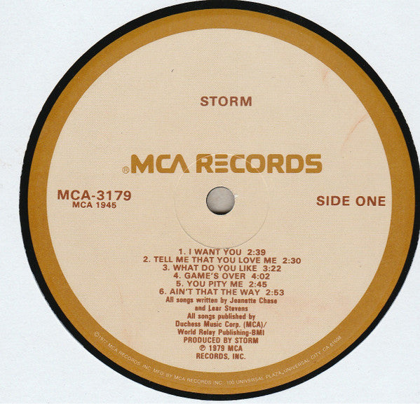 Storm - secondary