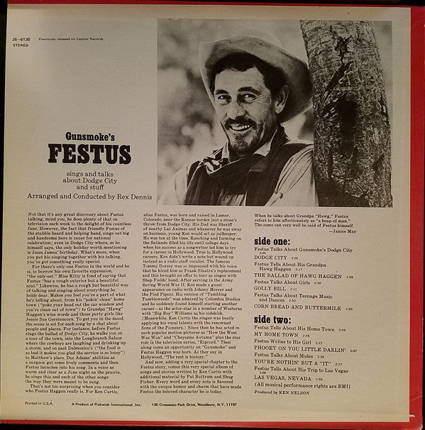 Festus - Sings And Talks 'Bout Dodge City 'N Stuff