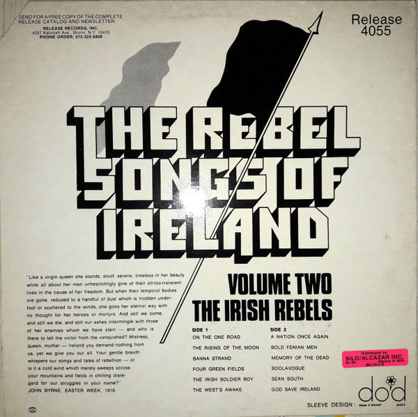 The Rebel Songs Of Ireland Volume Two - secondary