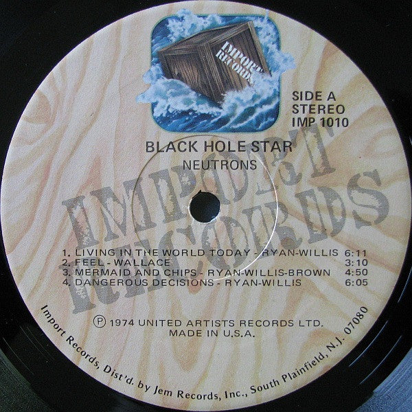 Black Hole Star - secondary