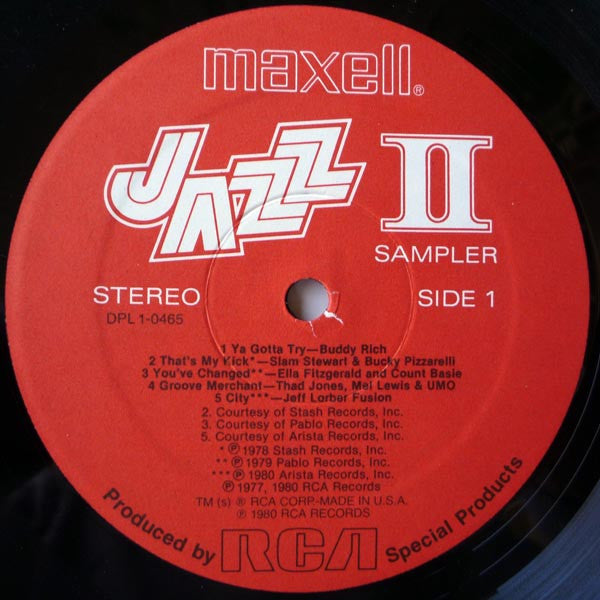 Maxell Jazz II Sampler - secondary