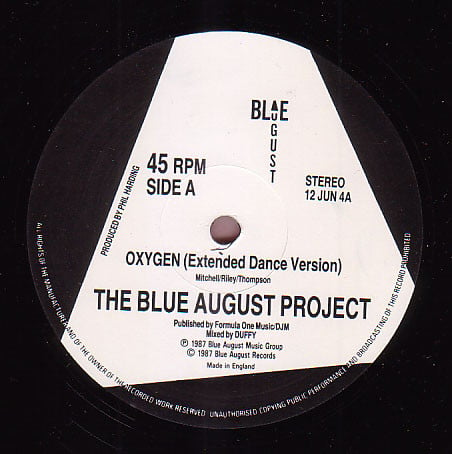 12": The Blue August Project - Oxygen