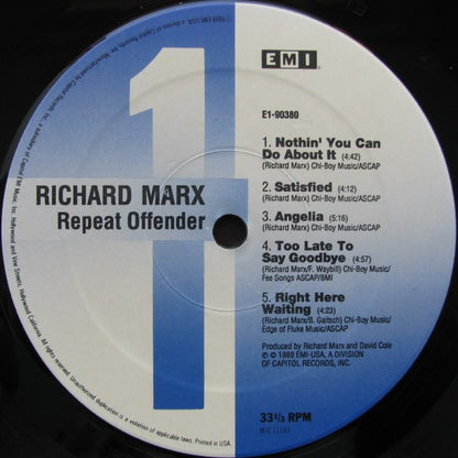 Richard Marx - Repeat Offender
