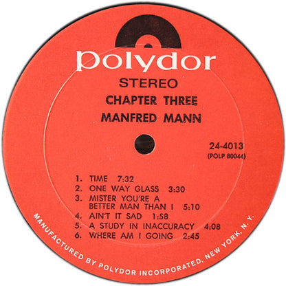 Manfred Mann Chapter Three - secondary