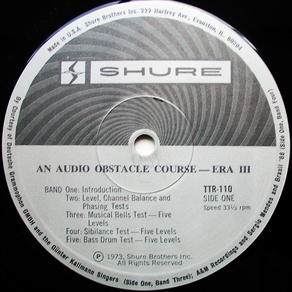 Various - Audio Obstacle Course - Era III (The Shure Trackability Test Record)