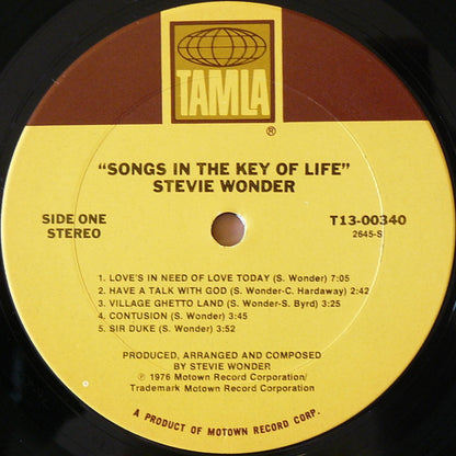 Stevie Wonder - Songs In The Key Of Life