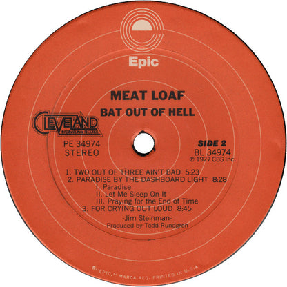Bat Out Of Hell - secondary
