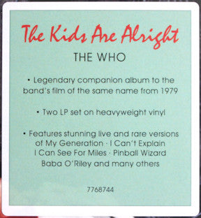 The Kids Are Alright (Music From The Soundtrack Of The Movie) - secondary