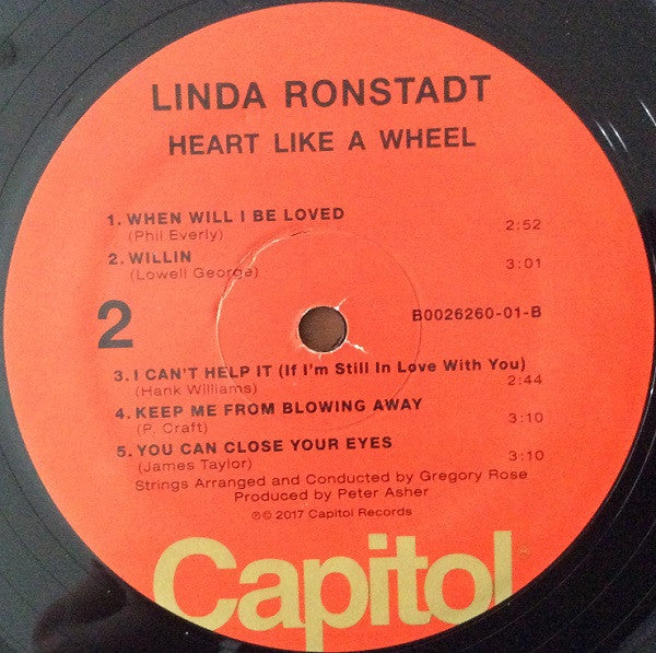 Heart Like A Wheel - secondary