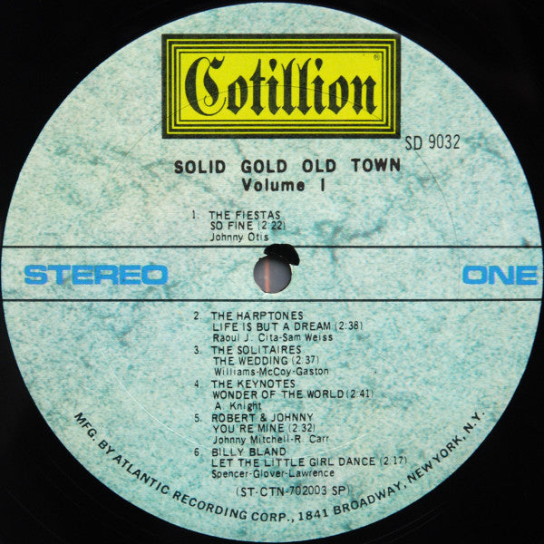 Various - Solid Gold Old Town (Volume 1)