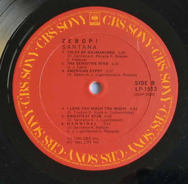 Santana - Zebop!